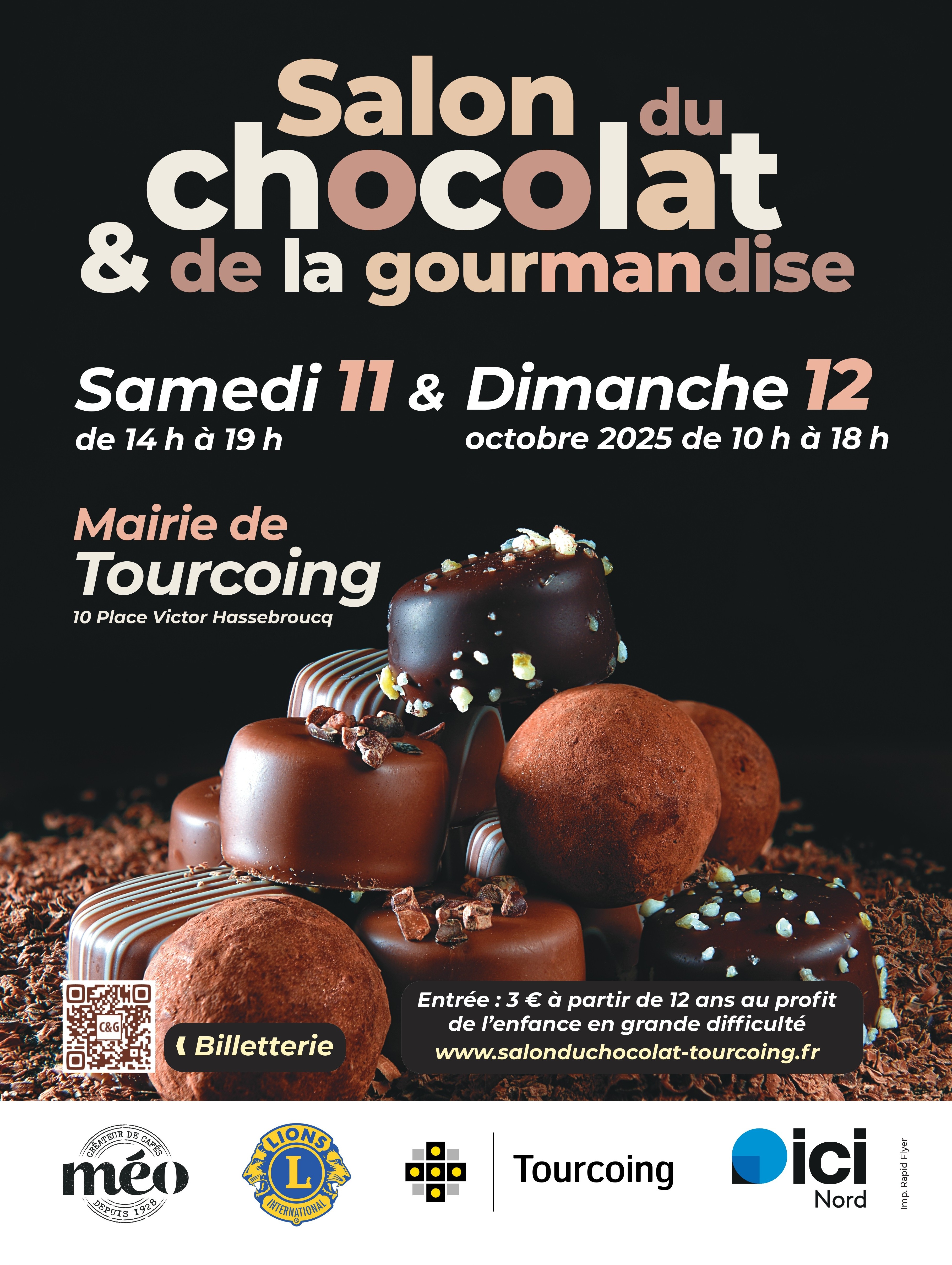 Salon du Chocolat et de la Gourmandise 2025 - Tourcoing Affiche
